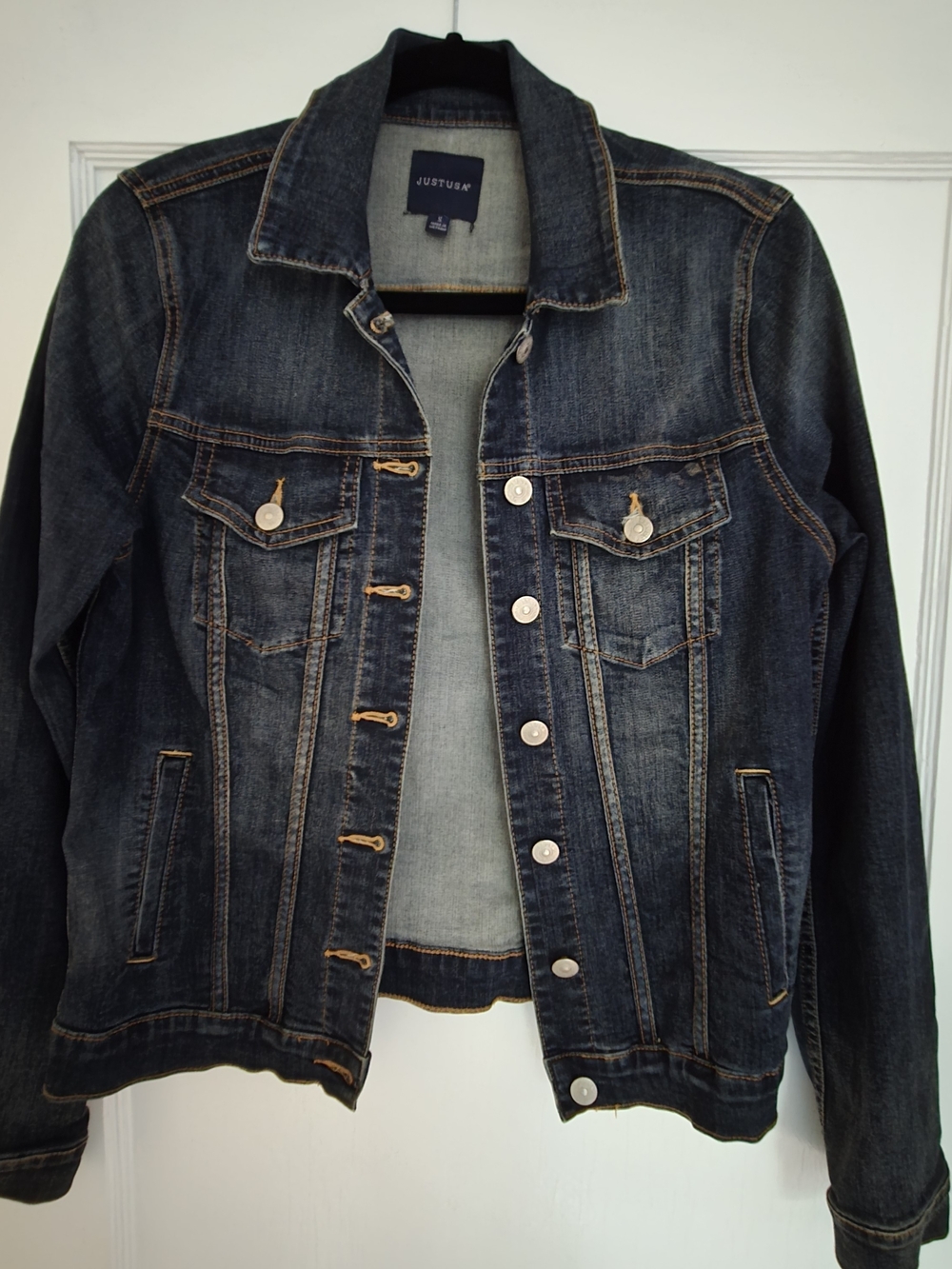 Just USA Dark Blue Denim Jean Jacket